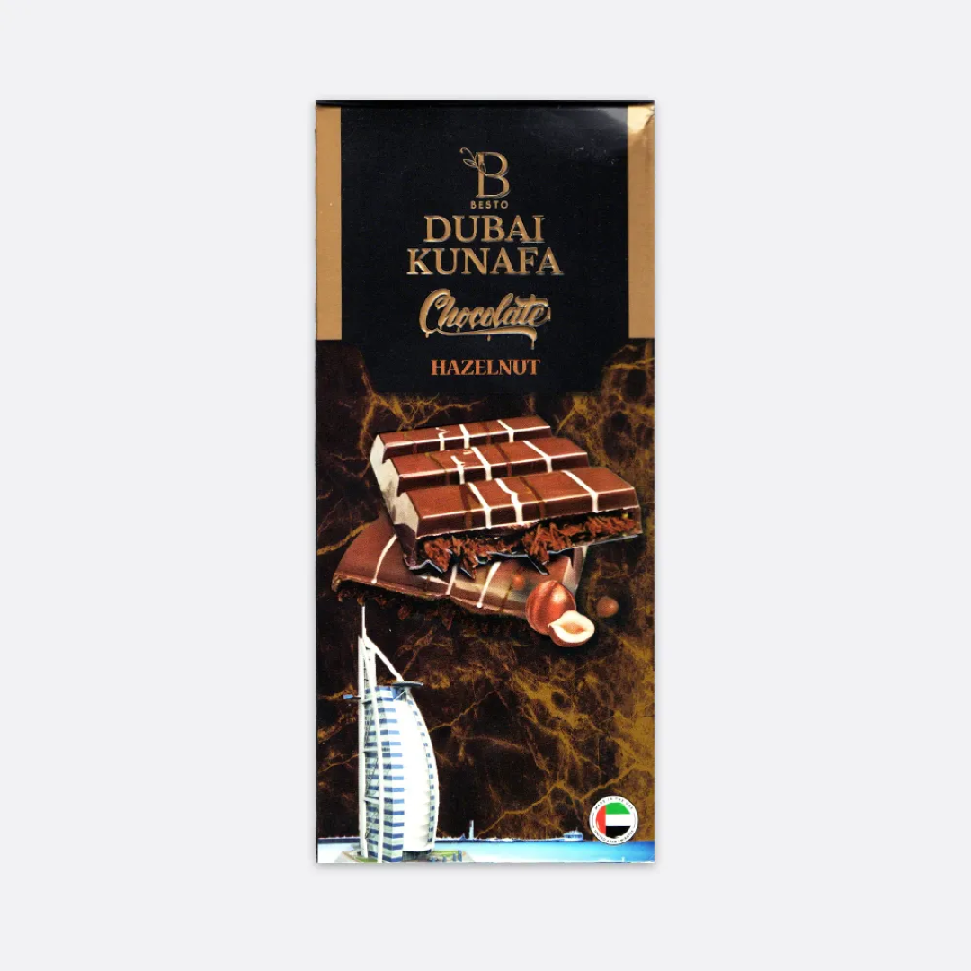 BESTO KUNAFA N HAZELNUT CHOCOLATE 100G